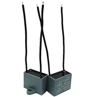 Condensateur CBB61 de haute qualité pour ventilateurs de plafond et de table, type câblé 450V AC, avec capacités de 1,5µF, 3µF et 4,5µF