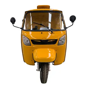 Afrikaanse Nieuwe Hot Populaire Modieuze Passenger Driewieler Tuk Tuk Driewielige Motorfiets 250cc Water Tank Driewieler