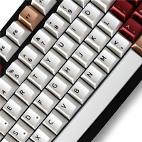 Mixed Light R1 Keycaps Durable Pbt 129 Keys Dye-Sub Cherry Profile Keycaps for 61/87/104/108 Mx Switch Mechanical Keyboard