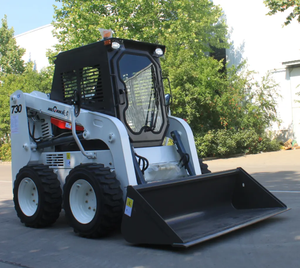 Minicargadora de 730 kg, Equipo de Deslizamiento para <span class=keywords><strong>Tractor</strong></span>, Minicargadora de 4 Ruedas con Motor, Seminueva - Product Image 3