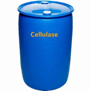 Enzima de cellulasa neutra para telas, deflector de biopolishing, lavado de vaqueros, abrasión, cellulasa, suministro de fábrica