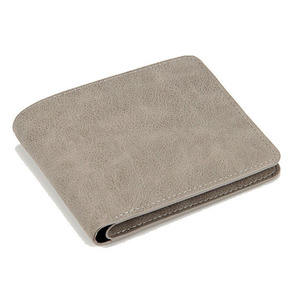 Fabricación de buena calidad de lujo Vintage corto monedero Pu cuero hombres cartera - Product Image 1