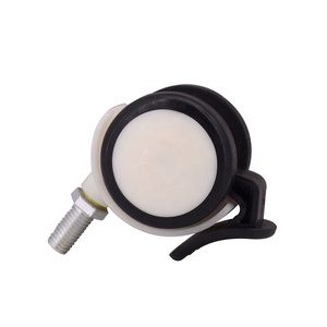 <span class=keywords><strong>Roulettes</strong></span> pivotantes verrouillables légères de qualité médicale, <span class=keywords><strong>roulettes</strong></span> portables en plastique <span class=keywords><strong>pour</strong></span> <span class=keywords><strong>lit</strong></span> de bébé - Product Image 6