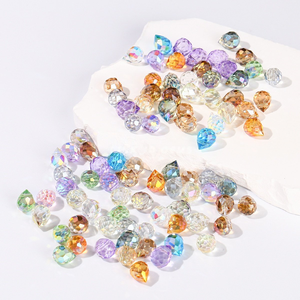 <span class=keywords><strong>Perline</strong></span> di Vetro Cristallo Sfaccettate Colorate all'Ingrosso per Creazione di Gioielli Fai-da-Te, Bracciali, Collane, Orecchini e Accessori - Product Image 4