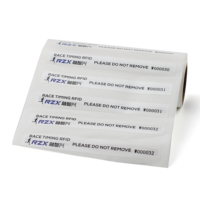 860-960MHz Longue Portée Passive UHF PET RFID Marathon Race Tag Timing System