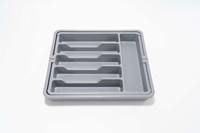 Porte-ustensiles et porte-couverts double niveau extensible multifonctionnel en PP sans BPA pour le rangement de cuisine