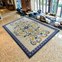 Tapis à prix compétitif Tapis de centre de salon de style persan Tapis en laine fait à la main pour le hall et l'hôtel Tapis