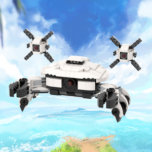 Moc1595 532pcs Dr. eggman của cua tàu tạo ra hàng loạt Quà Tặng câu đố hình khối xây dựng tự làm Bộ đồ chơi giáo dục trẻ em - Product Image 2