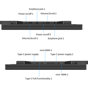 15.6 inch IPS đôi màn hình di động màn hình cho doanh nghiệp đối với Chứng Khoán giao dịch với Type-C sub-màn hình kép di động màn hình - Product Image 5