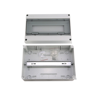 Boîtier MCB en plastique ABS étanche pour l'extérieur Boîtier de montage sur tableau de bord électronique Boîtier de fournitures électriques à HT-15 voies
