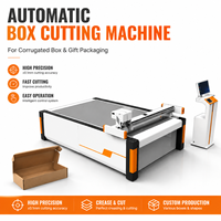 Máquina de Corte CNC Digital de Cama Plana con Cuchilla Oscilante para Cajas de Cartón Corrugado y Tablero KT