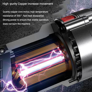 Perceuse à percussion sans balais à vitesse variable 500W, couple 2800 Nm, diamètre de perçage 13 mm, mandrin auto-serrant, batterie 2.0 Ah, 113 vitesses variables - Product Image 3
