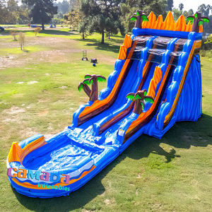 Fabricante de Toboganes Inflables de Alta Calidad en Venta, Tobogán Acuático Inflable, Piscina, Material de PVC, Comercial - Product Image 3