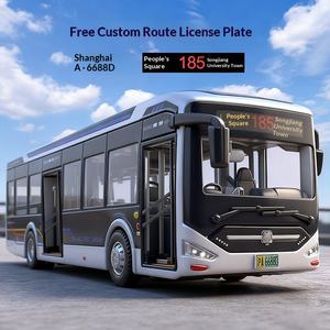 Modèle de <span class=keywords><strong>bus</strong></span> miniature en métal à l'échelle 1:42, jouet pour enfant - Product Image 1