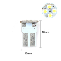 RCJ LED-Leuchten T10 4SMD W5W Metall DC12V/24V Autoken zeichen Anzeige lampe Auto Innen leuchten