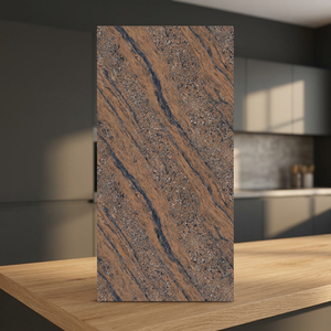 Foshan Fatong carreaux กระเบื้องพอร์ซเลนสีขาว600x1200มม. กระเบื้องเคลือบพื้นลายหินอ่อนสีน้ำตาล DC บราซิล - Product Image 3