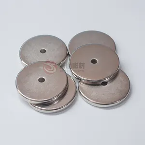 N35 19*4Mm Strong Round Hole Magnet Ring Perforated Magnetic Steel