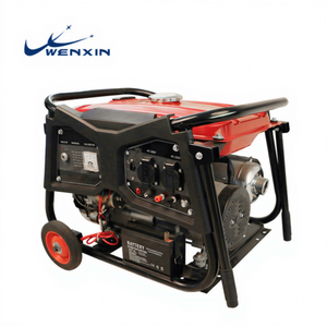 Wenxin Durable Gasoline <b>Generator</b> 10kW 220V Single Phase Air-Cooled Engine Portable Power Supply WX-6500G 50/60Hz - Product Image 1