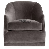 Fauteuil inclinable moderne en velours convertible en canapé pour la maison, le bureau, la chambre à coucher, l'hôtel - Meuble polyvalent pour le salon