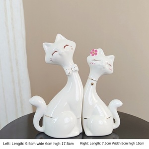 Đáng yêu Gốm Mèo Bảng trang trí gió chữa bệnh các đối tượng nhỏ cho Thích hợp phòng chuyển đổi cho máy tính để bàn Đồ trang trí nhà tốt - Product Image 6
