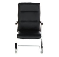 Chaise de bureau exécutive moderne multifonctionnelle en cuir synthétique avec accoudoirs