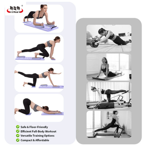 Ensemble de réformateur entièrement amélioré, planche multifonction pliable, Pilates à domicile, glisse - Product Image 6