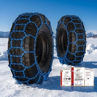 SMART T Schwerlast-Schneeketten für Traktoren, LKWs, SUVs, ATVs, Legierungsstahl Twist-Link Querstangen-Traktionsketten für Schnee und Schlamm
