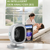 Analyseur de peau intelligent IA de bureau S, scanner facial 3D, lampe de Wood pour la détection multi-indices de la peau et des cheveux