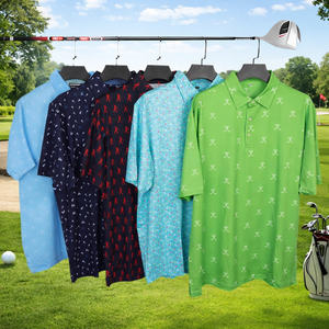 Camisetas de Golf Polo Bordadas con Logotipo, Diseño Personalizado, Impresión Completa por Sublimación, Secado Rápido, Antiencogimiento - Product Image 1
