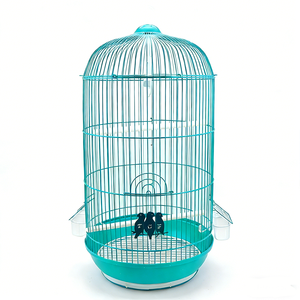 กรงนกเหล็กคุณภาพพรีเมียมจากโรงงานขายส่งโดยตรง พร้อมตะขอแขวน ฐานถอดออกได้เพื่อทำความสะอาดง่าย ระบายอากาศได้ดี ขนาดใหญ่สำหรับ<span class=keywords><strong>นก</strong></span>ขนาดเล็ก - Product Image 2