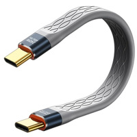 240W Thunderbolt 4 Compatible 40Gbps 8K Transmission vidéo Charge rapide universelle USB4 Type-C Données à angle droit 0.2m 0.3m 2m