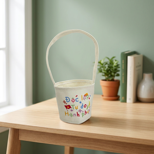 Portavasos de Lona Ecológico Directo de Fábrica, Proveedor para Cafeterías y Marcas de Bebidas, Diseño Reutilizable, Opciones de Tamaño Personalizado - Product Image 5
