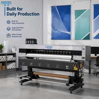 Nueva Impresora Industrial de Vinilo Totalmente Automática con Cabezales I3200, Sistema de Impresión Eco Solvente de Alta Velocidad
