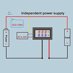 Led Digitale Voltmeter Amperemeter 100V 10V Dual Digitale Display Volt Meter Gauge Current Monitor Tester Voor Auto - Product Image 6