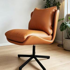 Sillón Moderno Individual Tapizado, Sillón de Descanso Giratorio para Sala de Estar o Balcón - Product Image 2