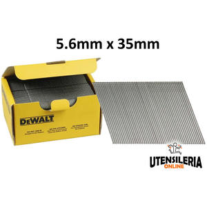 DeWalt 5,6x35mm Grapas Izquierda Galvanizadas (3000 uds) - Product Image 1