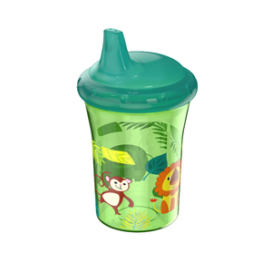 Cuillère à céréales en silicone pour bébé et biberon avec motif imprimé, sans phtalates, 0-12 mois, outil de distribution par pression - Product Image 1