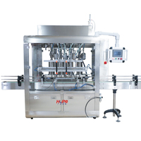 Machine de remplissage automatique à 4 pistons pour liquides, boissons, lait, confiture, yaourt, soda, jus, shampoing, avec moteur de haute précision