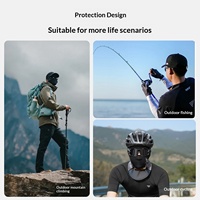 Cagoule d'été en soie glacée, masque de protection solaire anti-UV UPF50+, couvre-visage intégral, séchage rapide, cache-cou pour la pêche et les sports de plein air