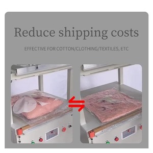 Commerciële automatische compressie-sealmachine voor het transport en opslag van donsjassen, pluche speelgoed en andere artikelen. - Product Image 3