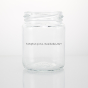 Tarro de vidrio redondo transparente de 100ml de grado alimenticio <span class=keywords><strong>para</strong></span> mermelada, miel, pepinillo, <span class=keywords><strong>Nido</strong></span> de Pájaro, almacenamiento de alimentos con tapa de Metal - Product Image 2