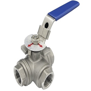 Suministro Directo: Válvula de Bola de 3 Vías de Acero al Carbono Recubierto de Plata de 2 Pulgadas, Diseño Estructural Dinámico Manual, Clase 150 #   Ácido OEM - Product Image 1