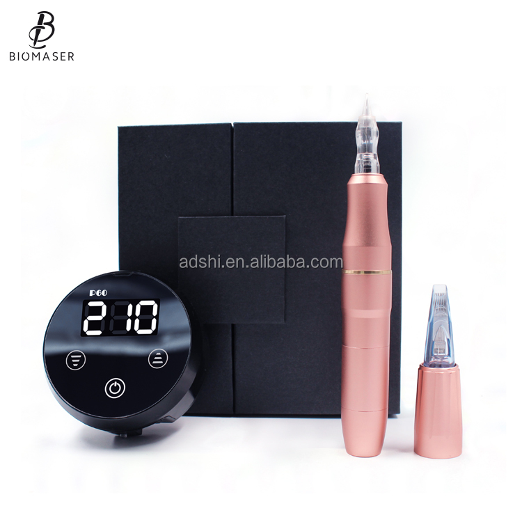 P60 avec stylo rose