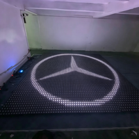 Écran LED RVB numérique portable DIY pour DJ, mur vidéo à pixels, panneau de piste de danse P8 - Prix promotionnel