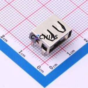 10.0 4C6.3 ZB USB Connector Bent Lead Through Hole Connector Type-A USB 2.0 Female Right Angle Insert - Product Image 1