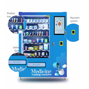 Máquina Expendedora de medicamentos ensamblada personalizable, fuerte rendimiento, resistente al óxido, bloqueo de tarjeta <span class=keywords><strong>IC</strong></span> facial, capacidad de 960kg, el mejor precio - Product Image 2