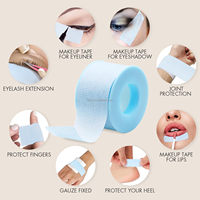 2025 personnalisé vert foncé bleu noir étanche sensible cils Tech Extension ventilateur fabricant bande cils amant ruban adhésif pour cils