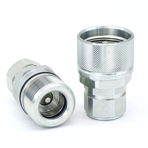 Accouplements hydrauliques <span class=keywords><strong>à</strong></span> <span class=keywords><strong>visser</strong></span> haute pression conformes <span class=keywords><strong>à</strong></span> la norme ISO 14541, accouplements rapides hydrauliques pour machines agricoles, garantie 1 an - Product Image 1