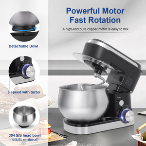 Robot pâtissier professionnel multifonction pour poudres alimentaires et pâtes - Product Image 3