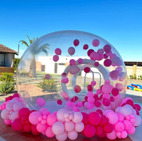 Maison gonflable de boule de PVC de pièce claire portative de dôme maison sautante gonflable de forme de dôme d'enfants